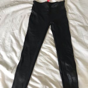 Spanx Leather leggings